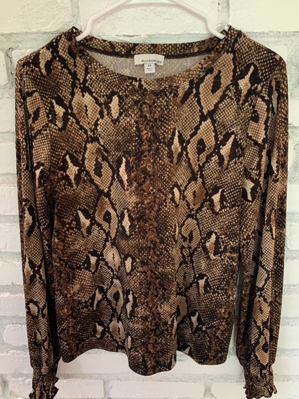 Allison Joy (Evereve) Snake Print Blouse
